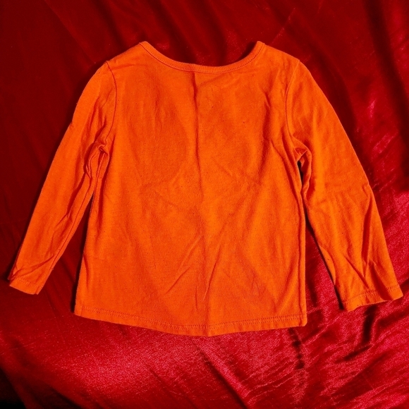 Way to Celebrate Halloween Orange Jack-O-Lantern w/ Bow Pumpkin Top 18M Baby EUC - Picture 2 of 4